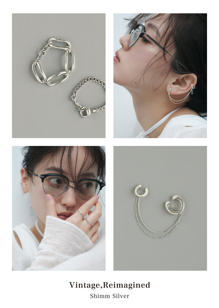 【Shimm Silver】 Vintage,Reimagined