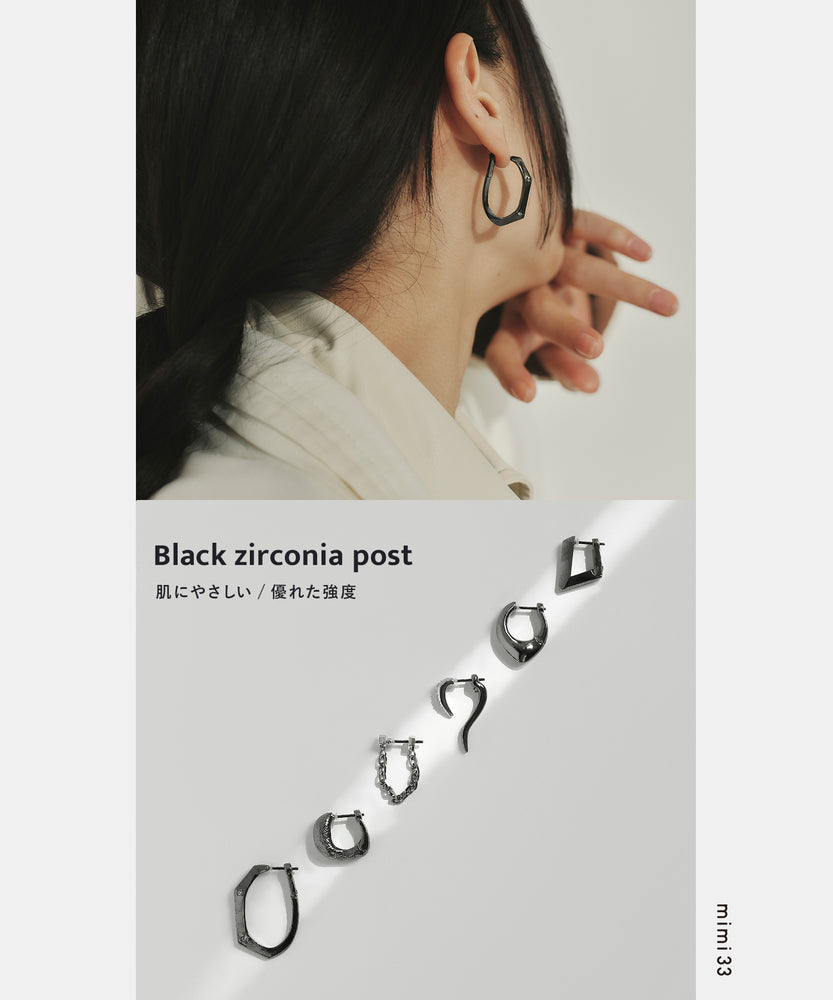【Black zirconia post】肌にやさしい / 優れた強度