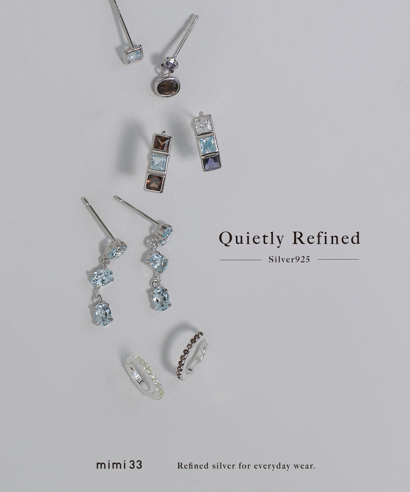 【Quietly Refined】High-quality silver that blends into everyday life