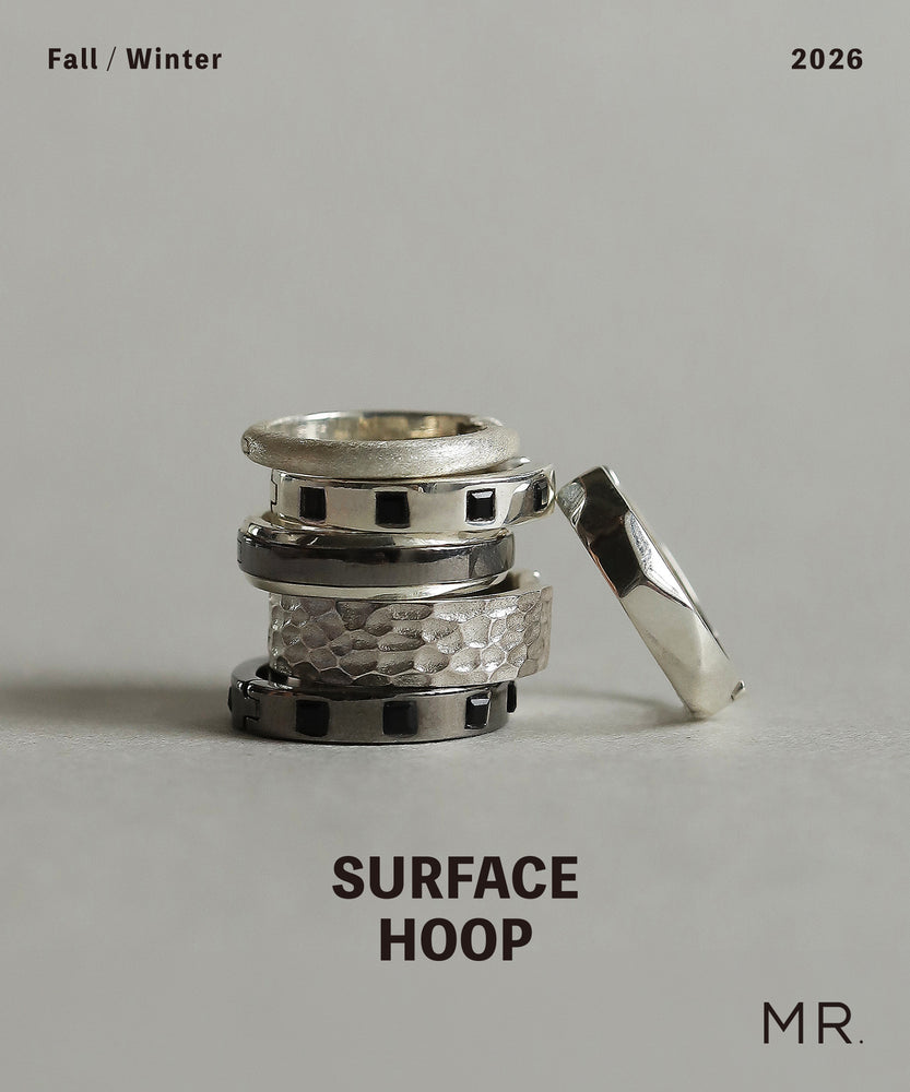 【SURFACE HOOP】5つの質感で魅せる、片耳の個性