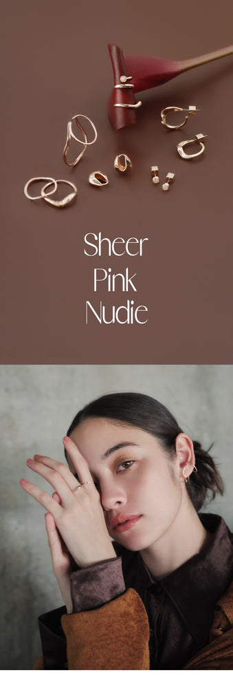 【Sheer Pink Nudie】モダンな春顔へ 1