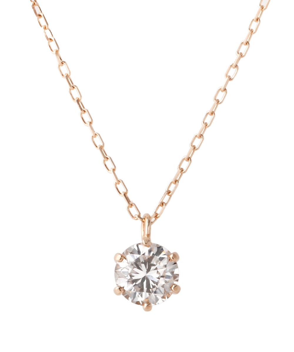 SIENA ROSE】ROSETEN・大粒ダイヤモンドのネックレス[0.2ct]｜SANPO
