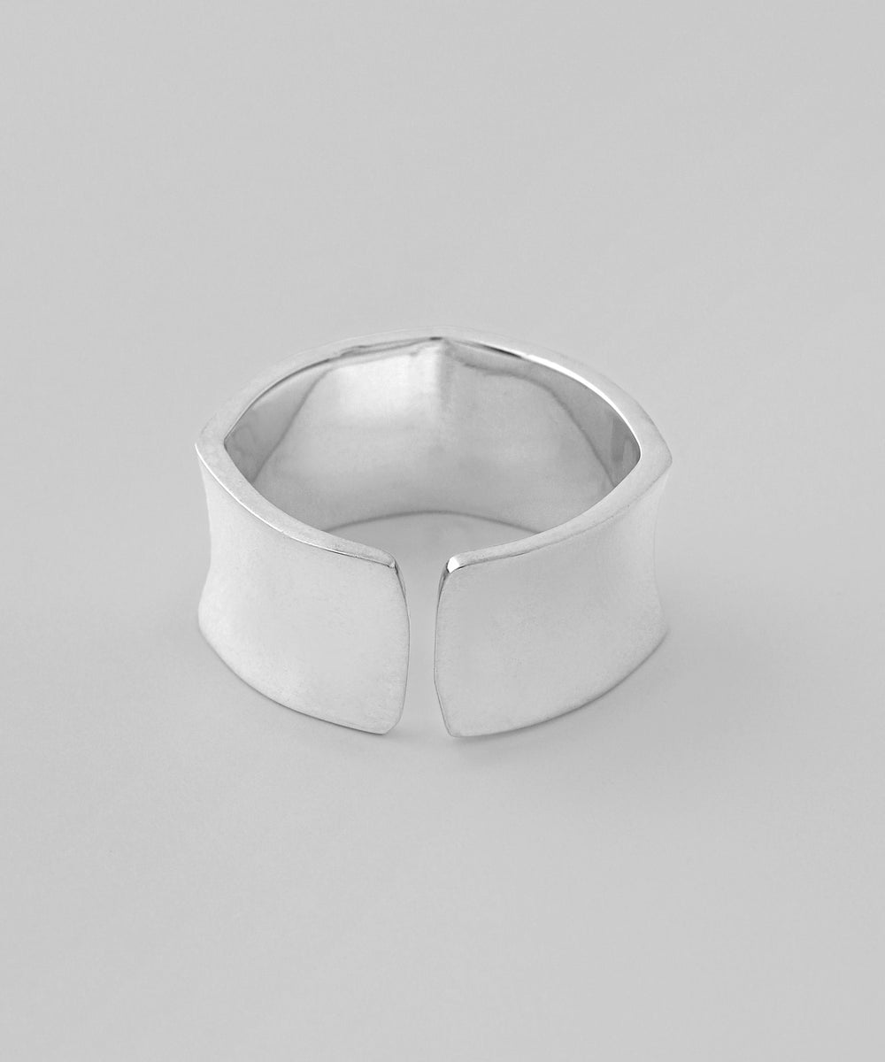 ANEMONE】メタルプレートボールドリング[silver925]｜アネモネ