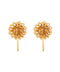 Pom Pom Flower Earrings