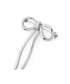 Metal ribbon brooch