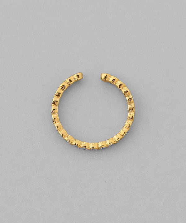 ビジューラインイヤーカフ