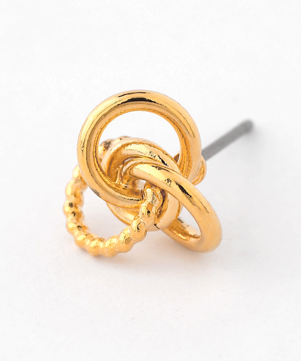 重なりサークルピアス