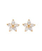 ビジューフラワーピアス