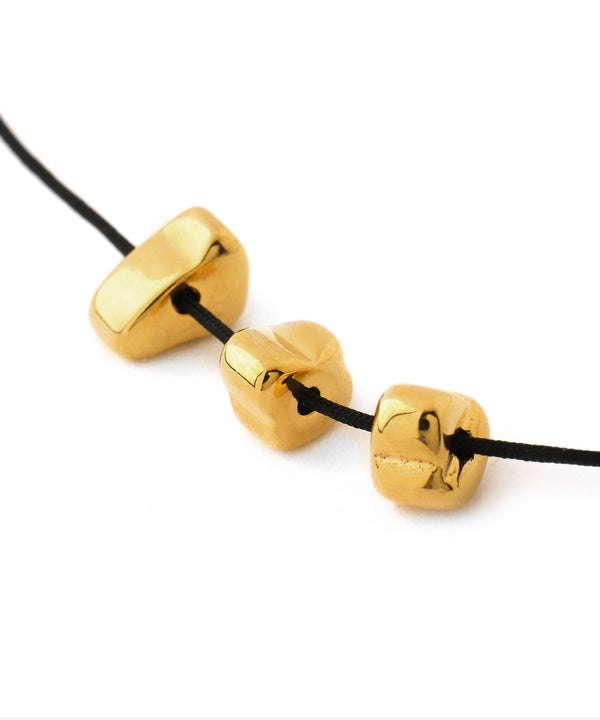 Metal Seed Cord Necklace