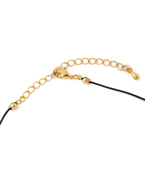 Metal Seed Cord Necklace