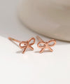 【ステンレス】ミニリボンピアス