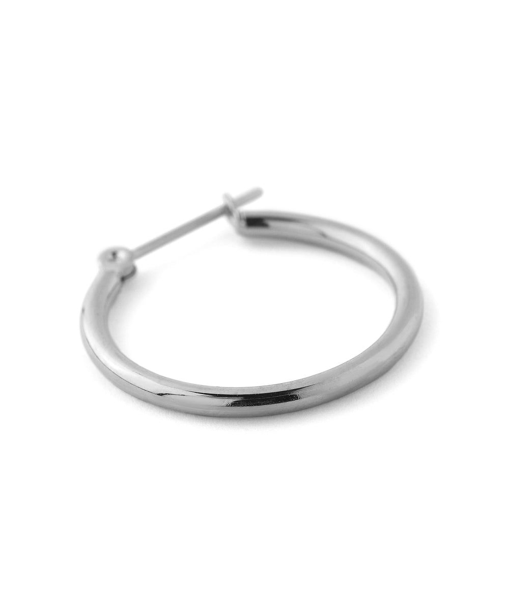 ROLEMODEL フープピアス CZリーフフープピアス シルバー925 – 金属アレルギー対応の