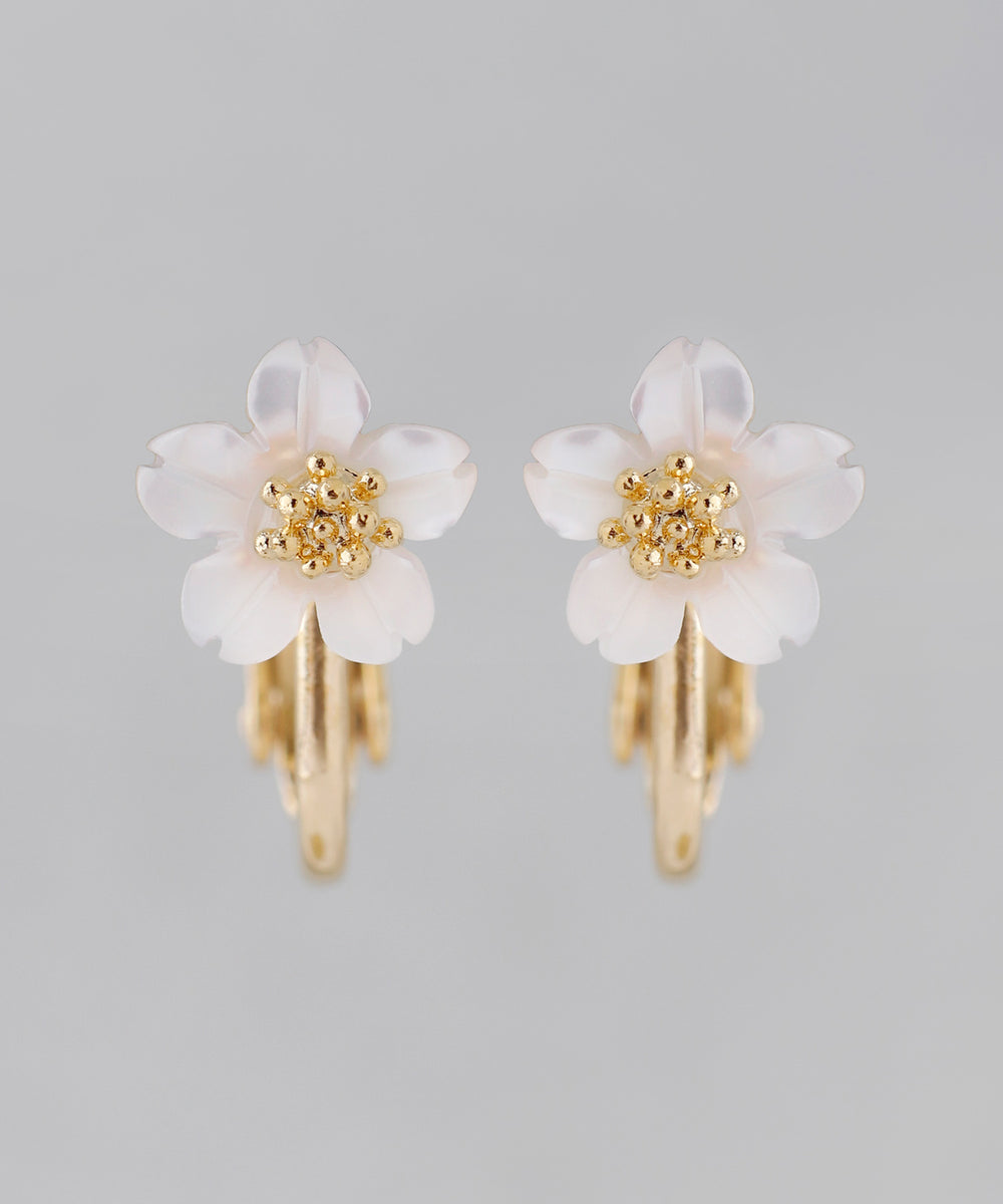 ANEMONE】シェルフラワーイヤリング｜SANPO ONLINE(サンポーオンライン)