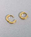 シンプルスタイルで心地良い華やぎを。メタル×フープピアス&イヤリング 3