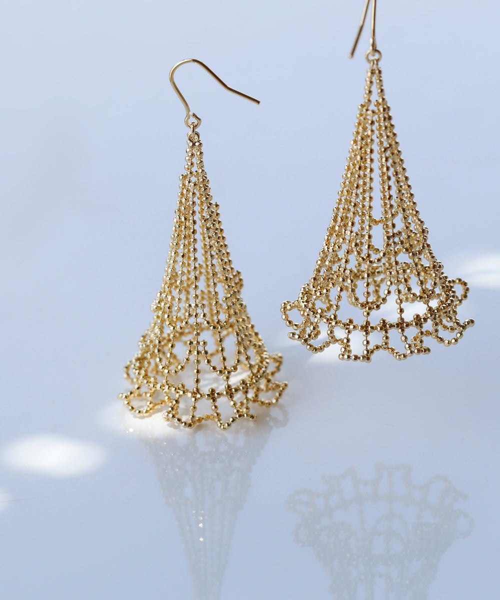 mimi33】シャンデリアピアス[Sheerchic]｜SANPO ONLINE(サンポー