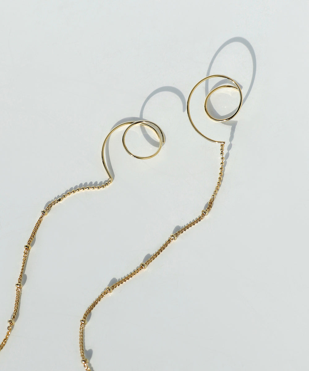 ラウンド用品・アクセサリー mimi mimi33】ダブルラインピアス[Sheerchic]｜SANPO ONLINE(サンポー