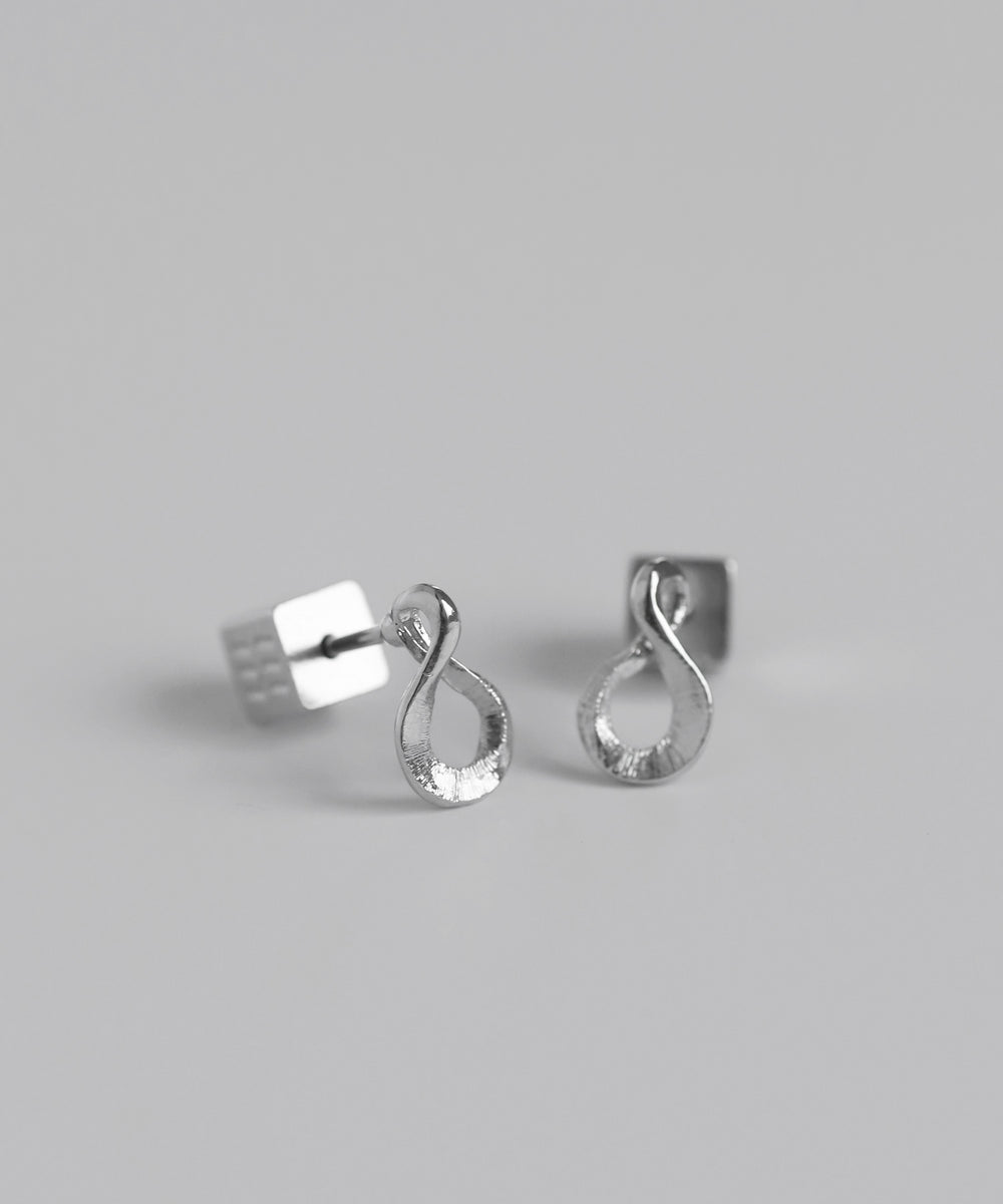 mimi33】ツイストメタルピアス[Sheerchic]｜アネモネ・シエナロゼ