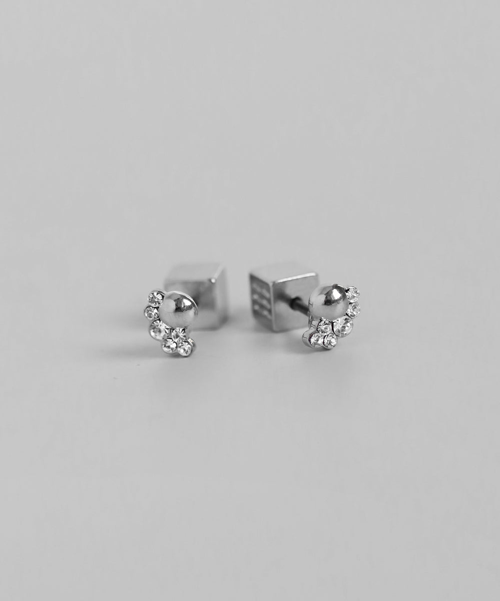 mimi33】デザインピアス[Sheerchic]｜アネモネ・シエナロゼ・ミミサン