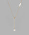 ポイントパールY字ネックレス