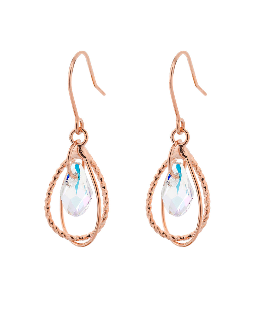 ANEMONE】ビジュー×ドロップラインフックピアス｜アネモネ