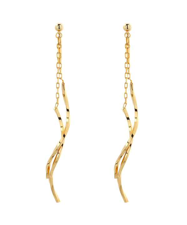 ダブルウェーブラインイヤリング