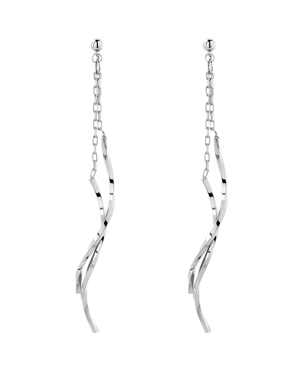 ダブルウェーブラインイヤリング