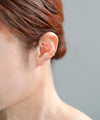 Beaded and Metal Sphere Ear Cuffs (Set of 2)