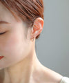 Beaded and Metal Sphere Ear Cuffs (Set of 2)