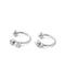 Beaded and Metal Sphere Ear Cuffs (Set of 2)