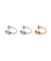 Metal Sphere Ear Cuffs (Set of 3)