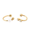 Pearl and Beaded Ear Cuffs (Set of 2)