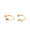 Pearl and Beaded Ear Cuffs (Set of 2)