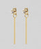 寶石金屬條耳環