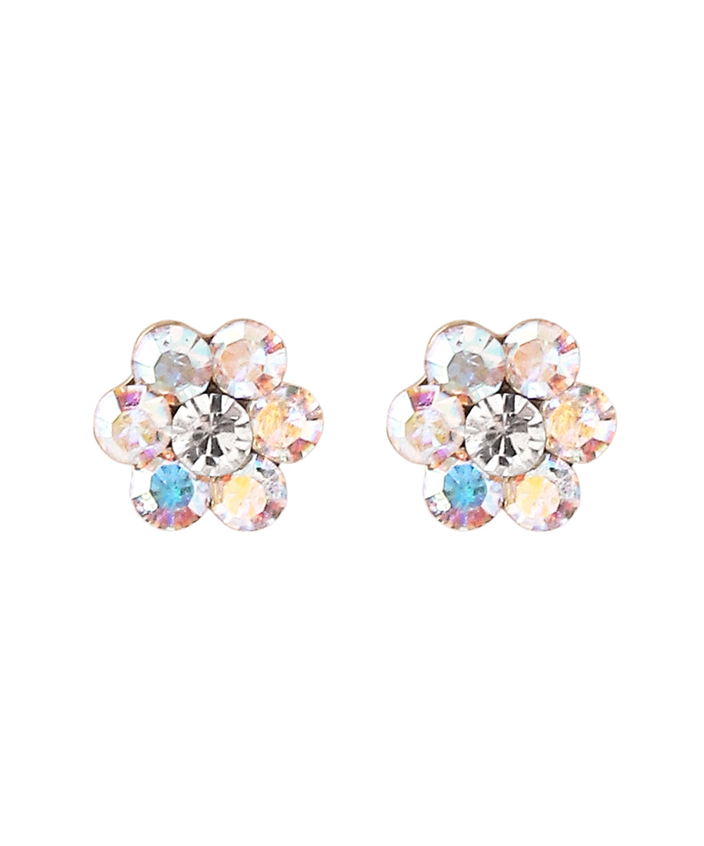 ANEMONE】ビジューフラワーピアス｜アネモネ・シエナロゼ・ミミサン