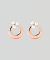 パール×サークルミニピアス