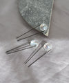 Aurora Glass U-shaped Pins (Set of 3)