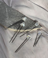 Aurora Glass U-shaped Pins (Set of 5)