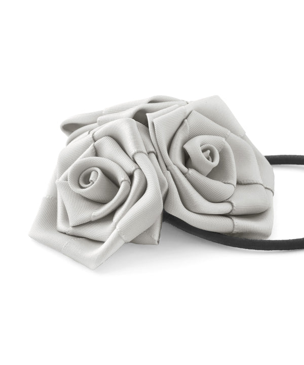 ローズリボンヘアゴム