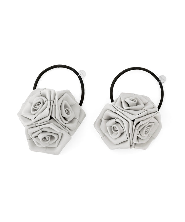 ローズリボンヘアゴム