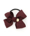 Slub-woven mirror ribbon hair tie