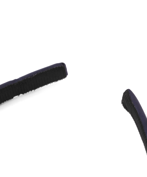 サテン調スリムカチューシャ