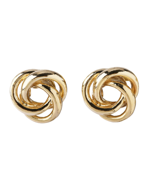 3連クロスサークルピアス