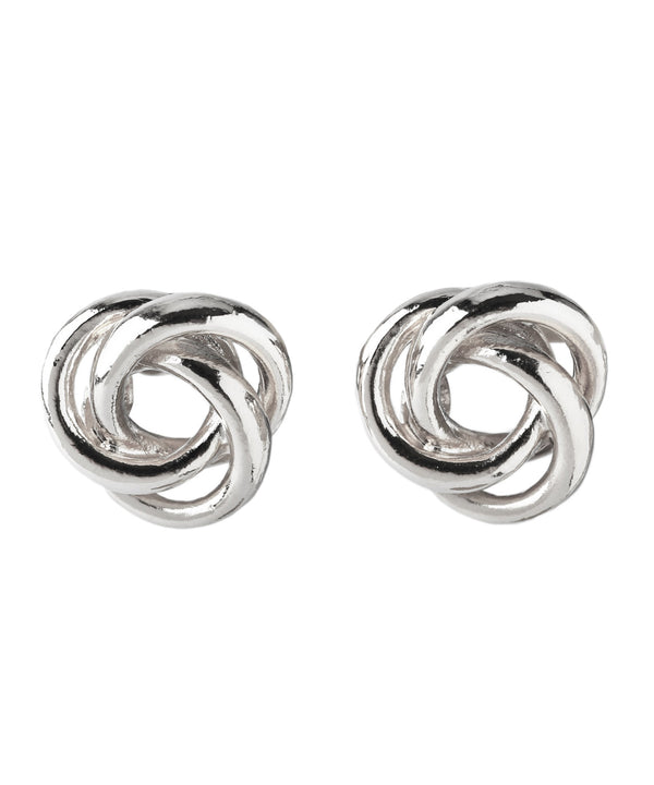 3連クロスサークルピアス