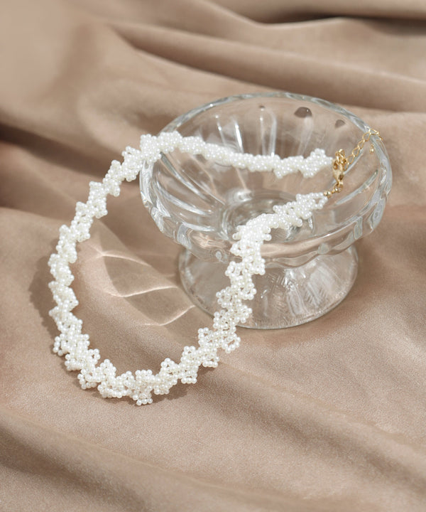 レースパールネックレス