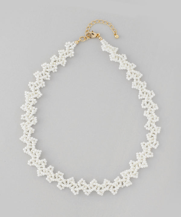 レースパールネックレス