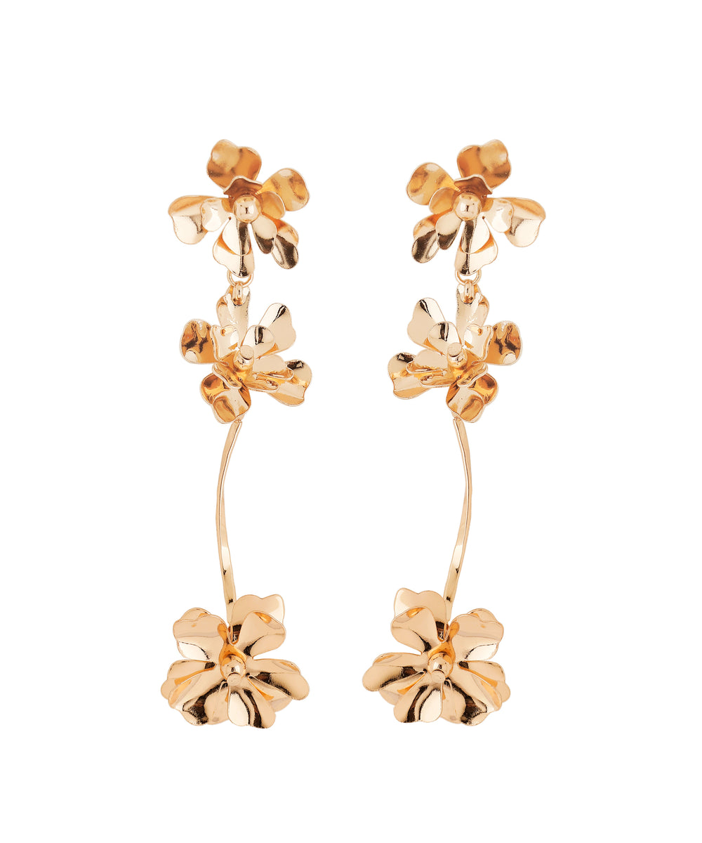 ANEMONE】メタルフラワーロングイヤリング[Hanayome]｜SANPO ONLINE