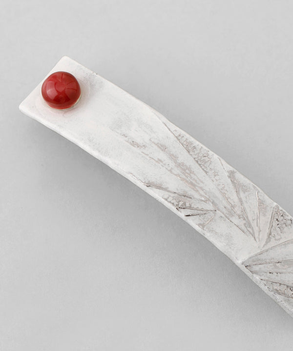 陶器風ポイントバレッタ