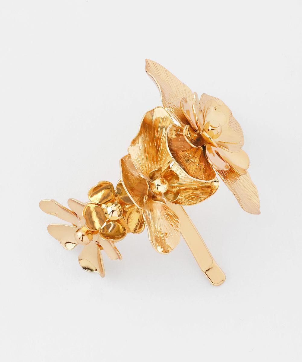 ANEMONE】メタルフラワーポニーフック×Uピン[3点セット][Hanayome