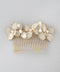 パール×ボリュームフラワーコーム