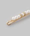 Pearl x Metal Flower Hairpins (Set of 3)